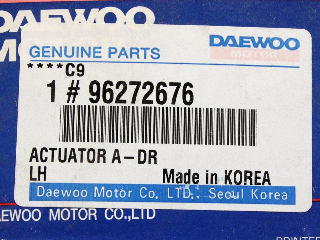 CENTRALNO ZAKLEPANJE PREDNIH LEVIH VRAT OEM N. 96272676 ORIGINAL REZERVNI DEL DAEWOO NUBIRA J200 (2003 - 2009)BENZINA LETNIK 2004