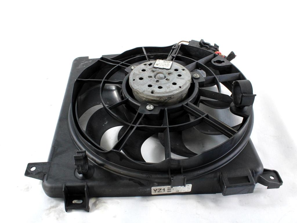 VENTILATOR HLADILNIKA OEM N. 24467442 ORIGINAL REZERVNI DEL OPEL ASTRA H A04 L48 L08 L35 L67 R 5P/3P/SW (2007 - 2010) DIESEL LETNIK 2008