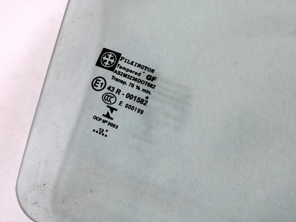 STEKLO ZADNJIH DESNIH VRAT OEM N. 93183269 ORIGINAL REZERVNI DEL OPEL ASTRA H A04 L48 L08 L35 L67 R 5P/3P/SW (2007 - 2010) DIESEL LETNIK 2008