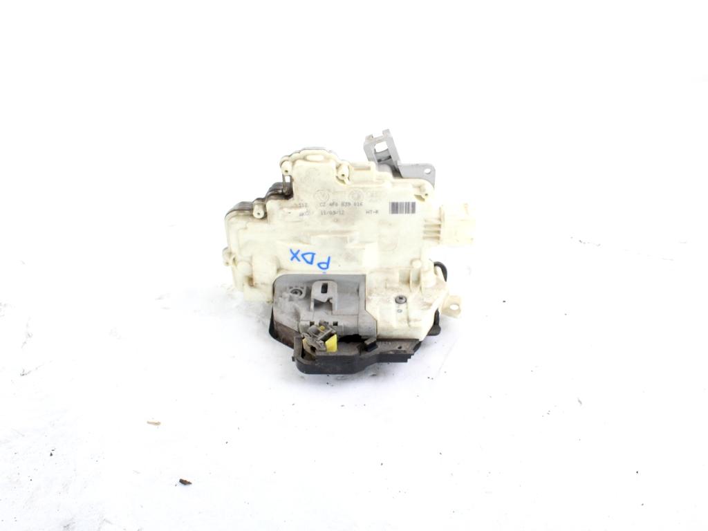 CENTRALNO ZAKLEPANJE ZADNJIH DESNIH VRAT OEM N. 4F0839016 ORIGINAL REZERVNI DEL AUDI A3 MK2 8P 8PA 8P1 (2003 - 2008)DIESEL LETNIK 2005