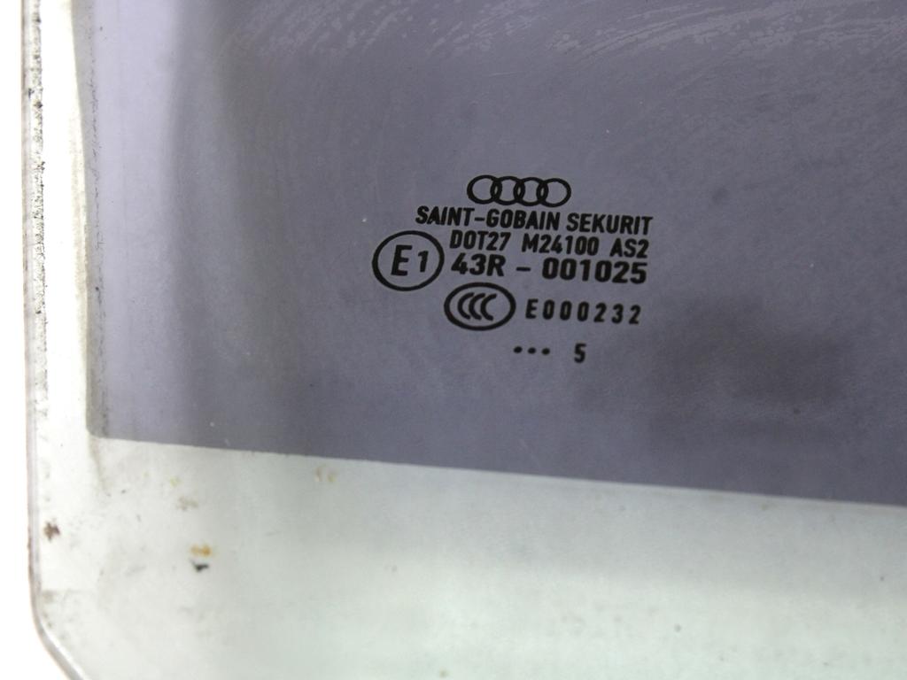 STEKLO SPREDNJIH DESNIH VRAT OEM N. 8P4845202B ORIGINAL REZERVNI DEL AUDI A3 MK2 8P 8PA 8P1 (2003 - 2008)DIESEL LETNIK 2005