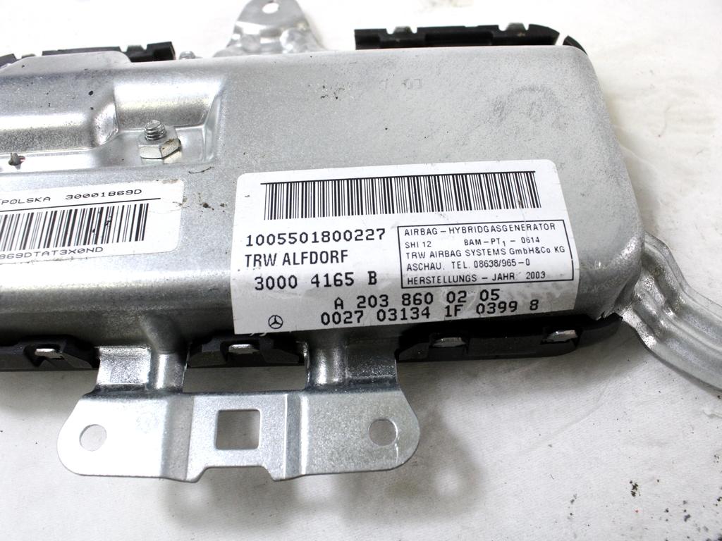 AIRBAG VRATA OEM N. A2038600205 ORIGINAL REZERVNI DEL MERCEDES CLASSE E W211 S211 BER/SW (03/2002 - 05/2006) DIESEL LETNIK 2003