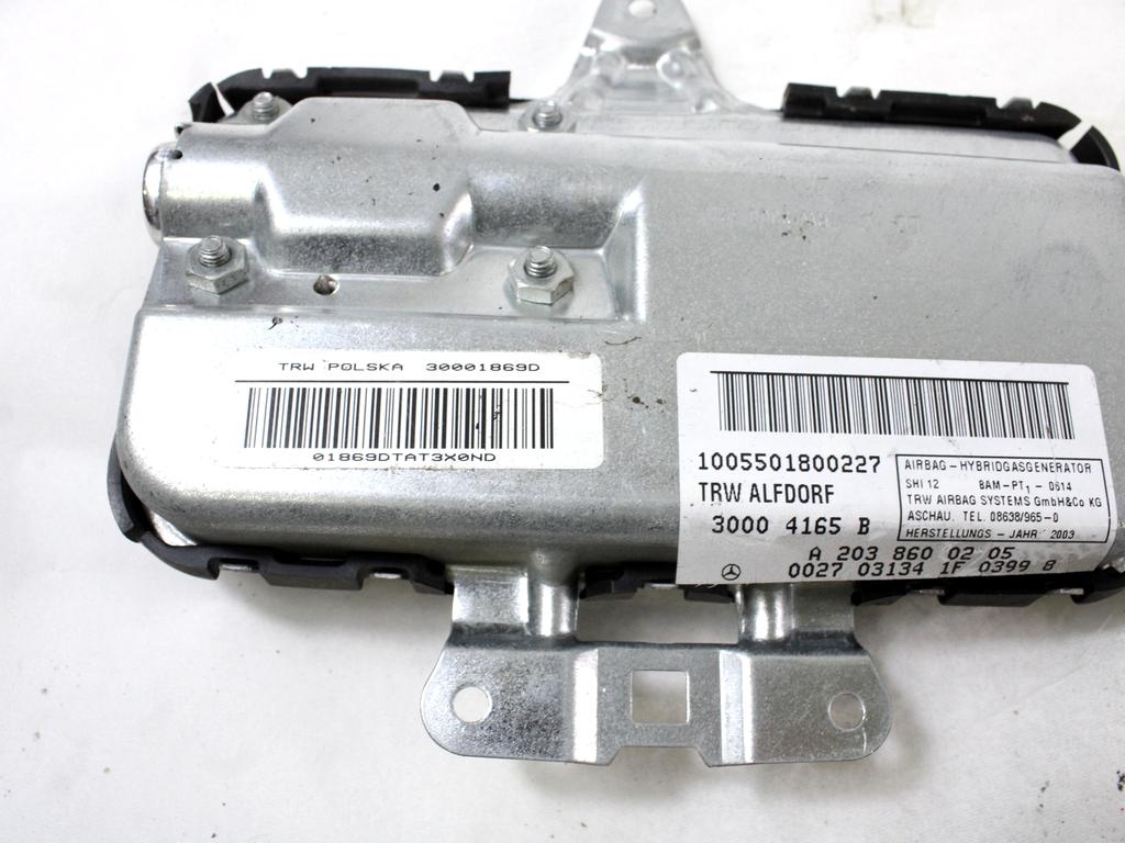 AIRBAG VRATA OEM N. A2038600205 ORIGINAL REZERVNI DEL MERCEDES CLASSE E W211 S211 BER/SW (03/2002 - 05/2006) DIESEL LETNIK 2003