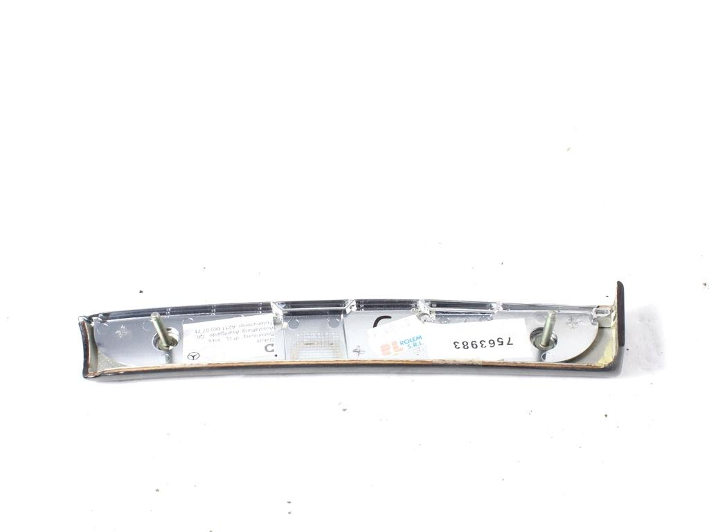 NOTRANJE OKRASNE LETVE  OEM N. A2116800771 ORIGINAL REZERVNI DEL MERCEDES CLASSE E W211 S211 BER/SW (03/2002 - 05/2006) DIESEL LETNIK 2003