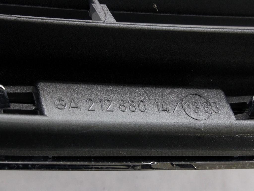 SPREDNJE OKRASNE MASKE OEM N. A2128801383 ORIGINAL REZERVNI DEL MERCEDES CLASSE E W212 BER/SW (2009 - 2016)DIESEL LETNIK 2014