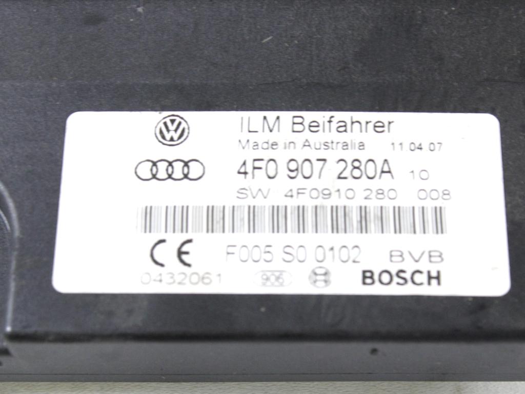 RACUNALNIK MOTORJA/REM OEM N. 4F0907280A ORIGINAL REZERVNI DEL AUDI A6 C6 4F2 4FH 4F5 BER/SW/ALLROAD (07/2004 - 10/2008) DIESEL LETNIK 2007