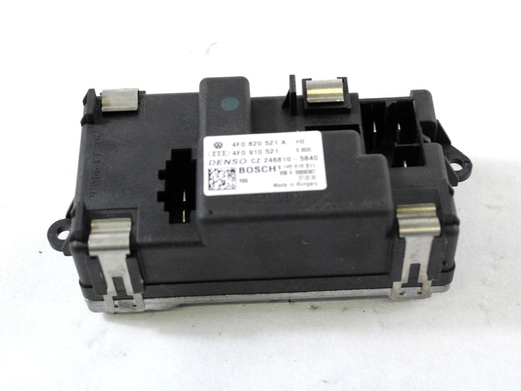 REGULATOR PREZRACEVANJA OEM N. 4F0910521 ORIGINAL REZERVNI DEL AUDI A6 C6 4F2 4FH 4F5 BER/SW/ALLROAD (07/2004 - 10/2008) DIESEL LETNIK 2007