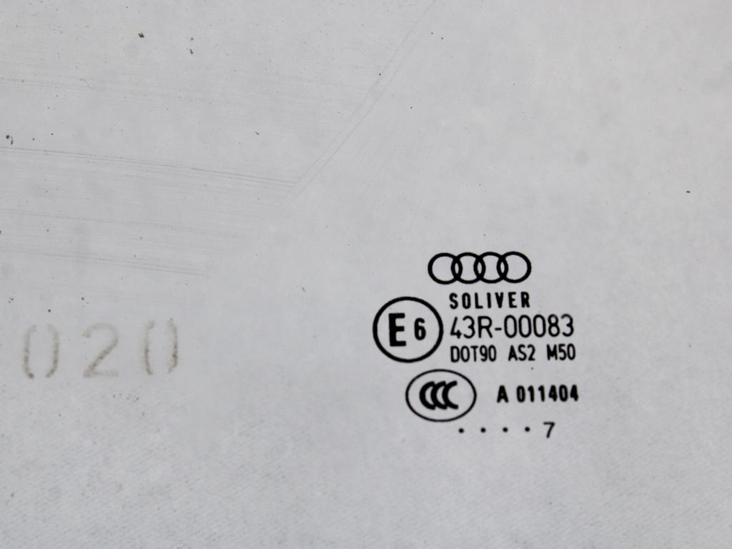 STEKLO SPREDNJIH LEVIH VRAT OEM N. 4F0845201D ORIGINAL REZERVNI DEL AUDI A6 C6 4F2 4FH 4F5 BER/SW/ALLROAD (07/2004 - 10/2008) DIESEL LETNIK 2007