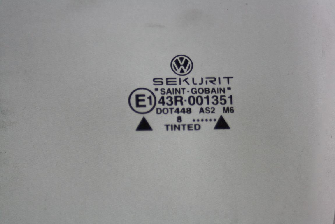 STEKLO SPREDNJIH LEVIH VRAT OEM N. 1J4845201F ORIGINAL REZERVNI DEL VOLKSWAGEN GOLF IV 1J1 1E7 1J5 MK4 BER/SW (1998 - 2004) BENZINA LETNIK 1998