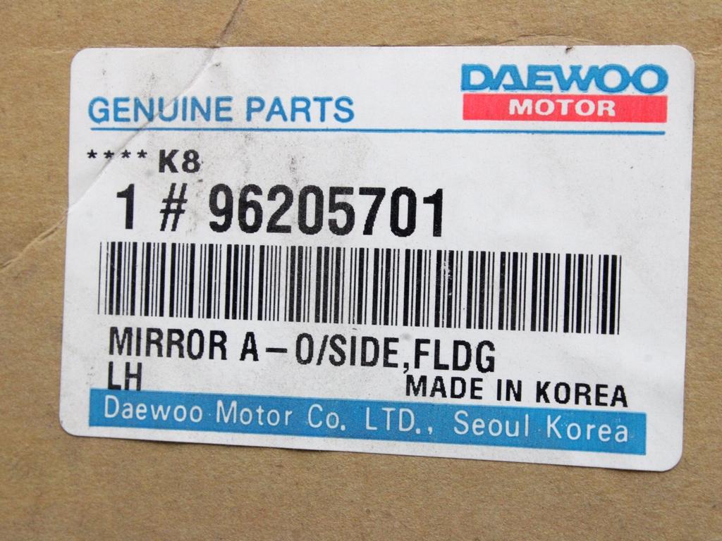 LEVO OGLEDALO OEM N. 96205701 ORIGINAL REZERVNI DEL DAEWOO LEGANZA (1997 - 2002) LETNIK 1998