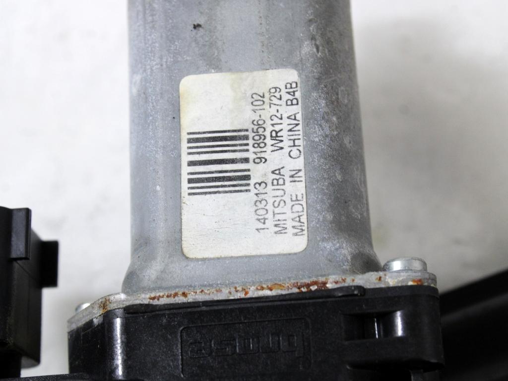 MEHANIZEM DVIGA ZADNJIH STEKEL  OEM N. 9817 SISTEMA ALZACRISTALLO PORTA POSTERIORE ELETTR ORIGINAL REZERVNI DEL LAND ROVER RANGE ROVER EVOQUE L538 (2012 - 2016)DIESEL LETNIK 2014