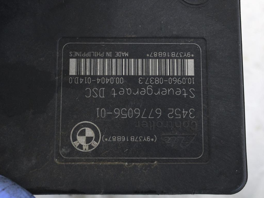 ABS AGREGAT S PUMPO OEM N. 34516776055 ORIGINAL REZERVNI DEL BMW SERIE 1 BER/COUPE/CABRIO E81/E82/E87/E88 LCI R (2007 - 2013) DIESEL LETNIK 2007