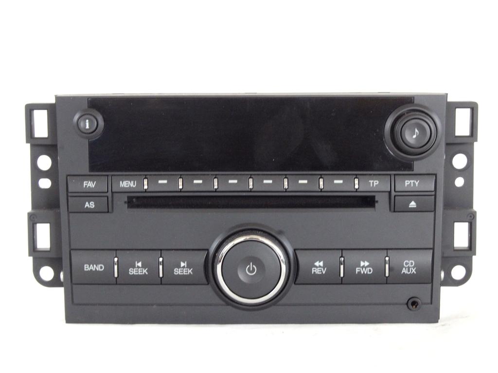 RADIO CD / OJACEVALNIK / IMETNIK HIFI OEM N. 96672509 ORIGINAL REZERVNI DEL CHEVROLET CAPTIVA MK1 C100 (2006 - 2011) DIESEL LETNIK 2009