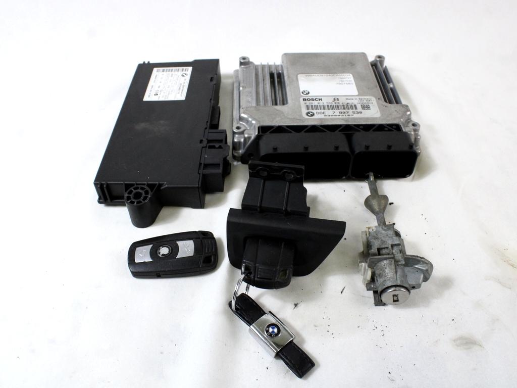 KOMPLET ODKLEPANJE IN VZIG  OEM N. 58303 KIT ACCENSIONE AVVIAMENTO ORIGINAL REZERVNI DEL BMW SERIE 1 BER/COUPE/CABRIO E81/E82/E87/E88 LCI R (2007 - 2013) DIESEL LETNIK 2007