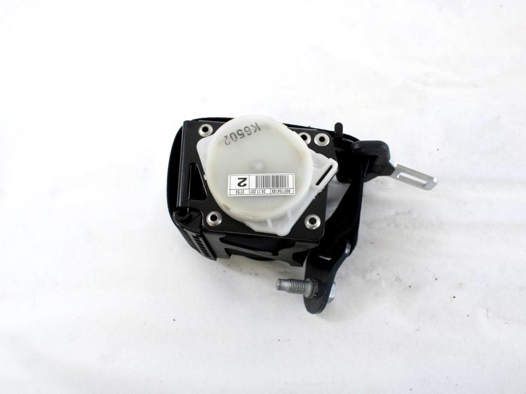 VARNOSTNI PAS OEM N. 96871541XX ORIGINAL REZERVNI DEL CITROEN C4 MK2 (2010 - 2018) DIESEL LETNIK 2012