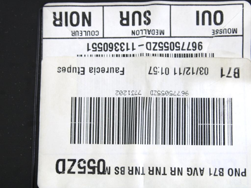 NOTRANJA OBLOGA SPREDNJIH VRAT OEM N. PNASTCTC4MK2BR5P ORIGINAL REZERVNI DEL CITROEN C4 MK2 (2010 - 2018) DIESEL LETNIK 2012