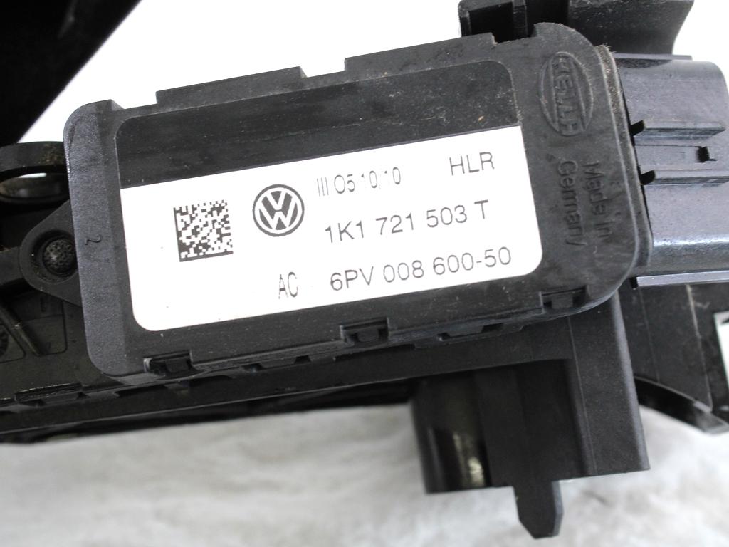 PEDALI OEM N. 1K1721503T ORIGINAL REZERVNI DEL VOLKSWAGEN GOLF VI 5K1 517 AJ5 MK6 (2008-2012) DIESEL LETNIK 2010