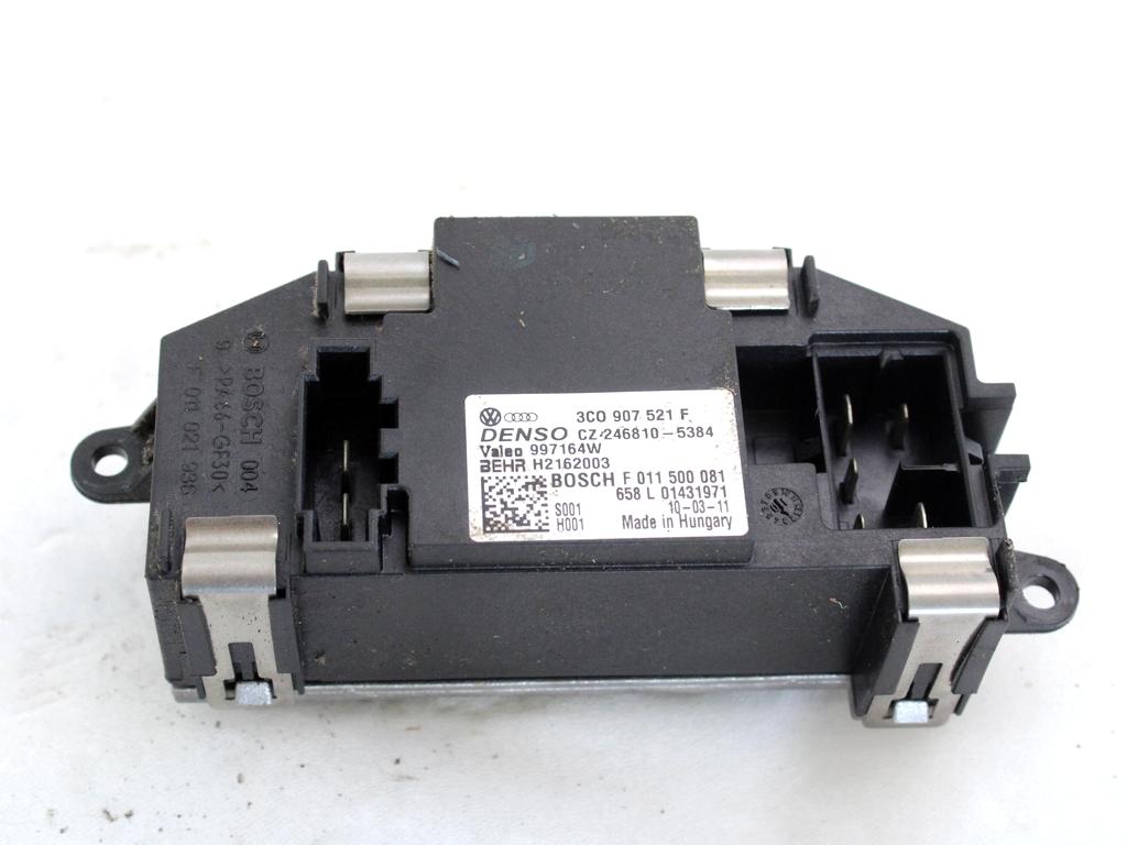 REGULATOR PREZRACEVANJA OEM N. 3C0907521F ORIGINAL REZERVNI DEL VOLKSWAGEN GOLF VI 5K1 517 AJ5 MK6 (2008-2012) DIESEL LETNIK 2010