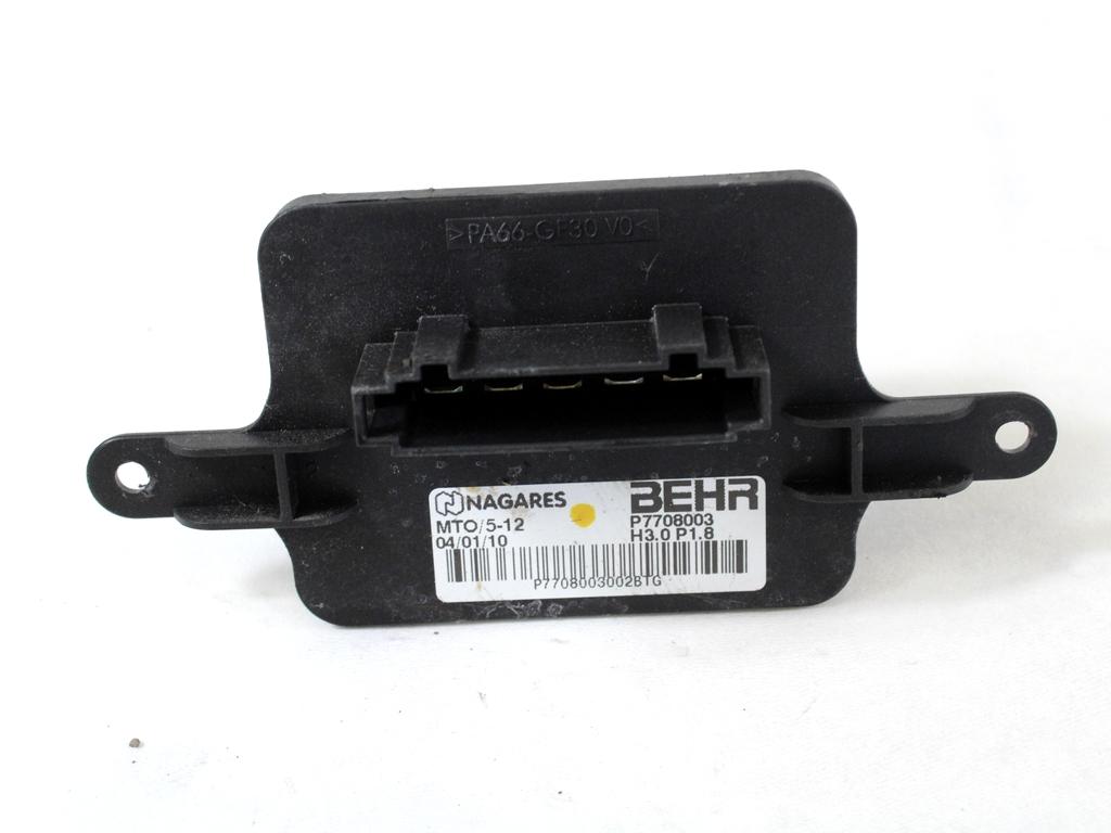 REGULATOR PREZRACEVANJA OEM N. 6441CQ ORIGINAL REZERVNI DEL PEUGEOT 5008 0U 0E MK1 (2009 - 2013) DIESEL LETNIK 2010