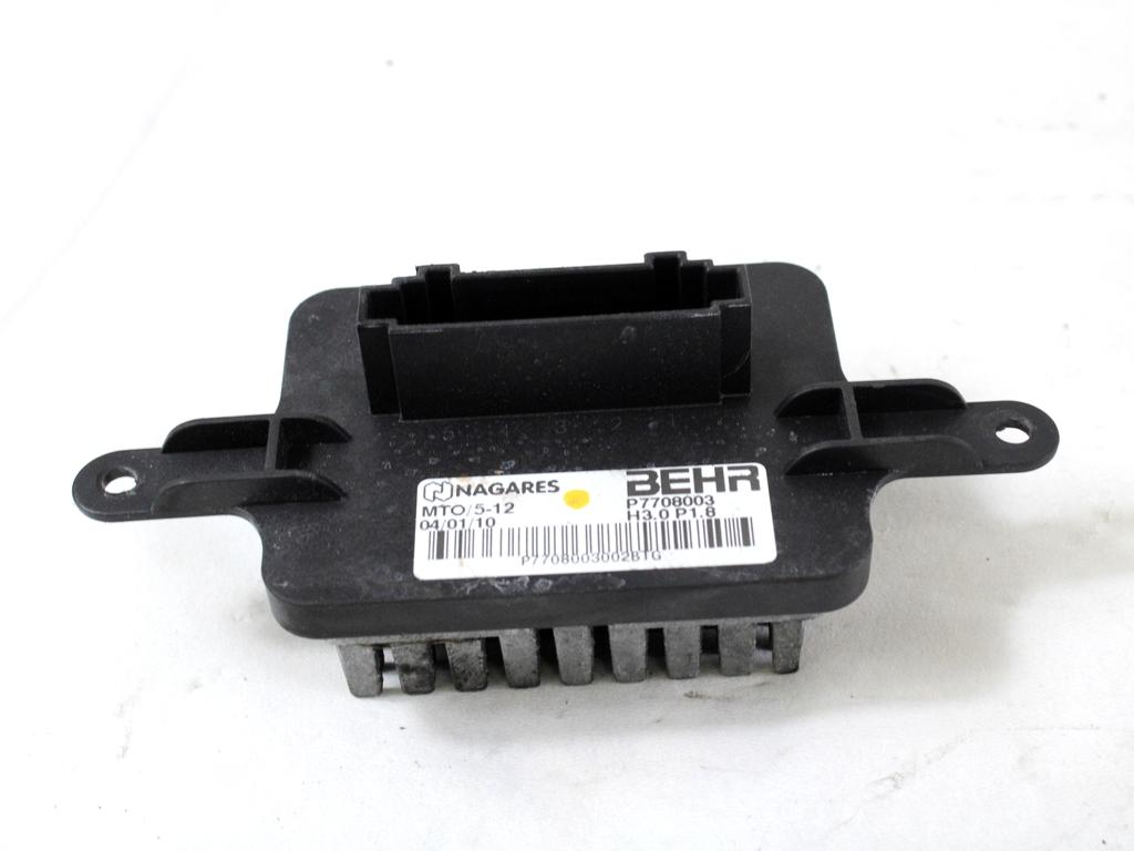 REGULATOR PREZRACEVANJA OEM N. 6441CQ ORIGINAL REZERVNI DEL PEUGEOT 5008 0U 0E MK1 (2009 - 2013) DIESEL LETNIK 2010