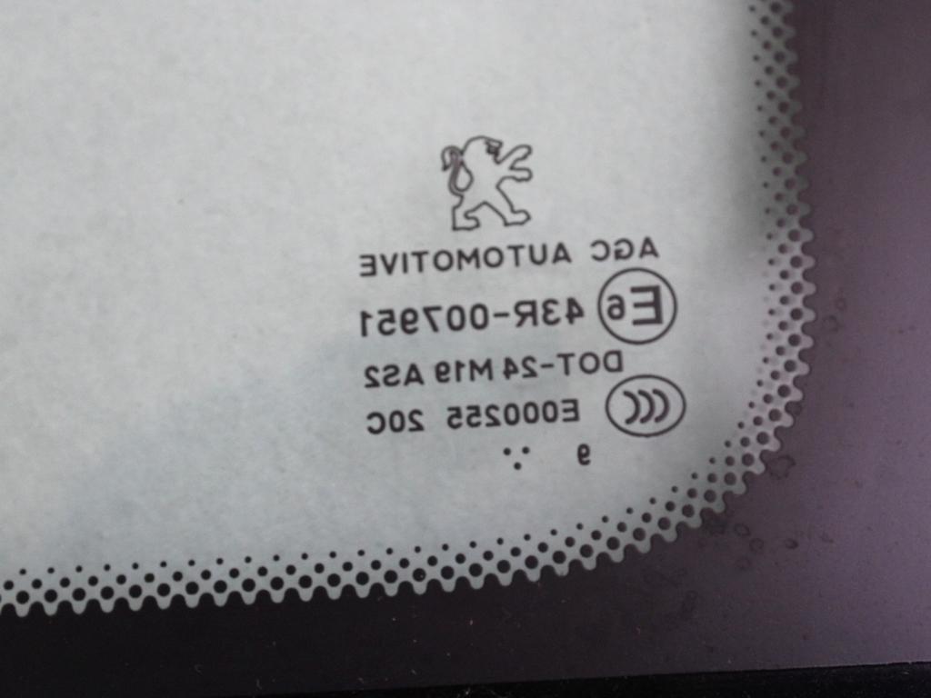 FIKSNO LEVO STEKLO OEM N. 8569YZ ORIGINAL REZERVNI DEL PEUGEOT 5008 0U 0E MK1 (2009 - 2013) DIESEL LETNIK 2010