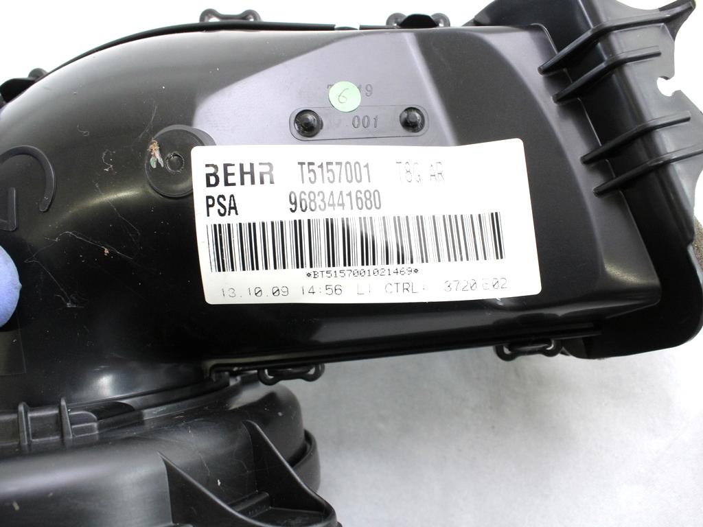 VENTILATOR  KABINE  OEM N. 9683441680 ORIGINAL REZERVNI DEL PEUGEOT 5008 0U 0E MK1 (2009 - 2013) DIESEL LETNIK 2010