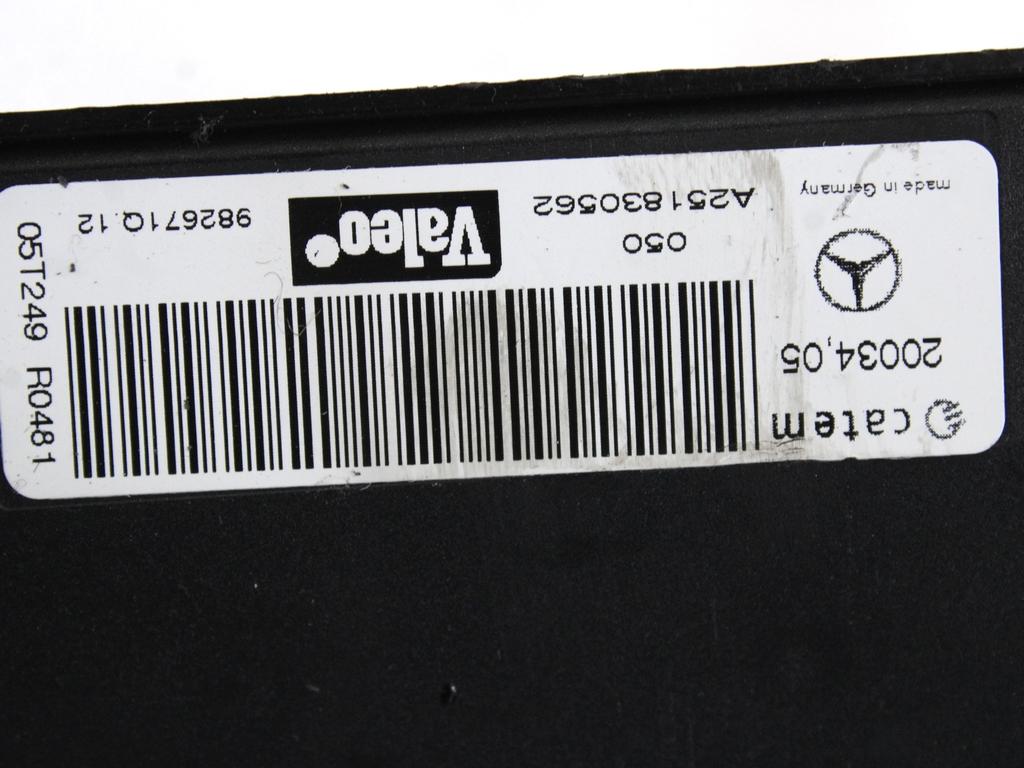 HLADILNIK ZA GRETJE OEM N. A251830562 ORIGINAL REZERVNI DEL MERCEDES CLASSE ML W164 (2005-2008)DIESEL LETNIK 2006