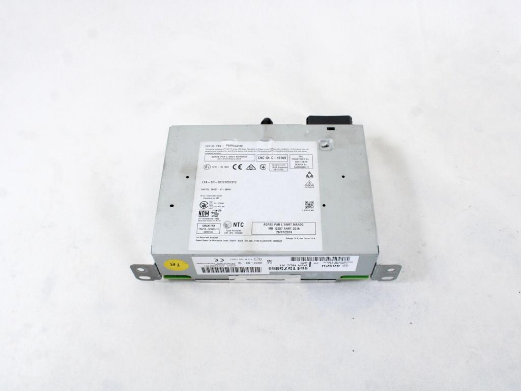 RADIO CD / OJACEVALNIK / IMETNIK HIFI OEM N. 9841575880 ORIGINAL REZERVNI DEL CITROEN C3 SX SY MK3 (DAL 2016) DIESEL LETNIK 2022