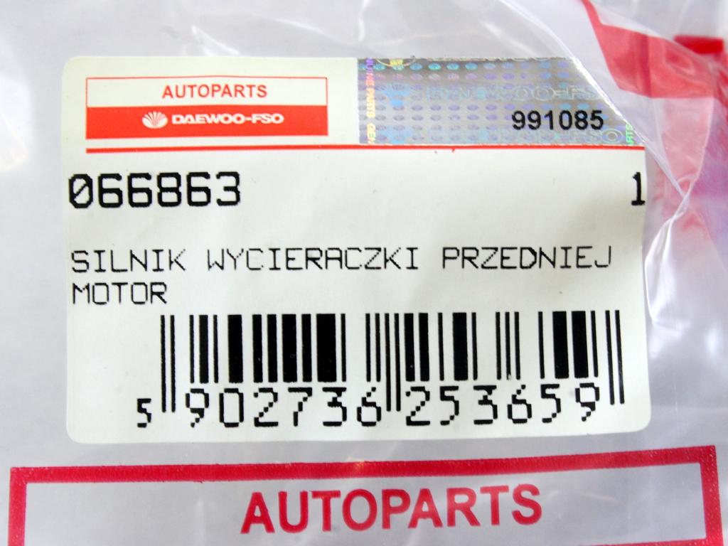 MOTORCEK PREDNJIH BRISALCEV OEM N. 66863 ORIGINAL REZERVNI DEL DAEWOO LUBLIN (1997 - 2005)DIESEL LETNIK 2000