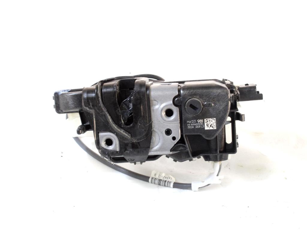 CENTRALNO ZAKLEPANJE PREDNIH LEVIH VRAT OEM N. 9812398180 ORIGINAL REZERVNI DEL CITROEN C3 SX SY MK3 (DAL 2016) DIESEL LETNIK 2022