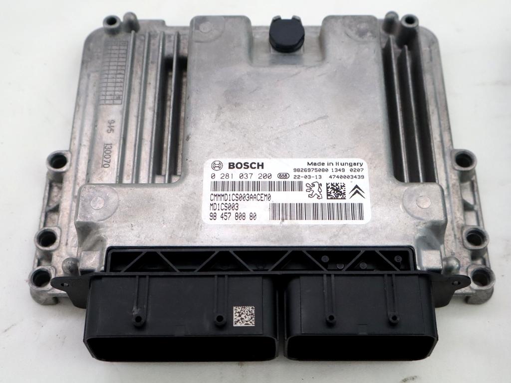 KOMPLET ODKLEPANJE IN VZIG  OEM N. 131411 KIT ACCENSIONE AVVIAMENTO ORIGINAL REZERVNI DEL CITROEN C3 SX SY MK3 (DAL 2016) DIESEL LETNIK 2022