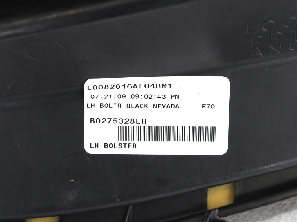 LATVIJSKI STRANSKI SEDEZI ZA ZADNJE SEDEZE OEM N. 30909 FIANCHETTI LATERALI SEDILI POSTERIORI ORIGINAL REZERVNI DEL BMW X5 E70 (2006 - 2010) DIESEL LETNIK 2009