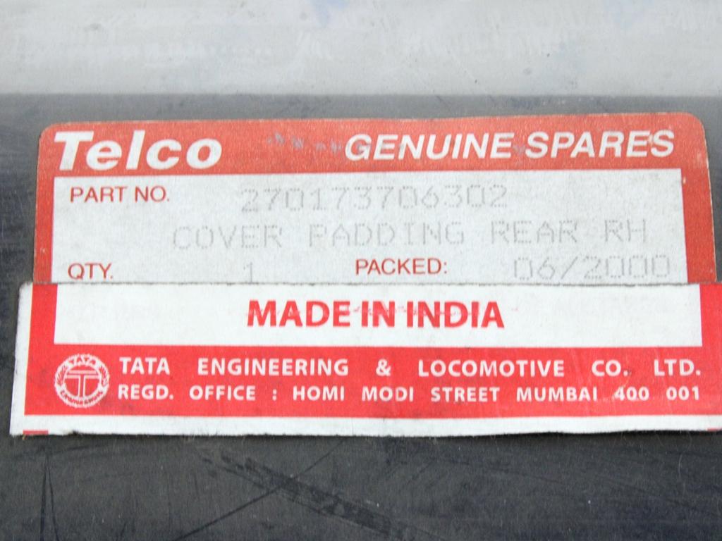 OKRASNE LETVICE VRAT  OEM N. 270173706302 ORIGINAL REZERVNI DEL TATA TELCOLINE / TL (1998 - 2007)DIESEL LETNIK 2001