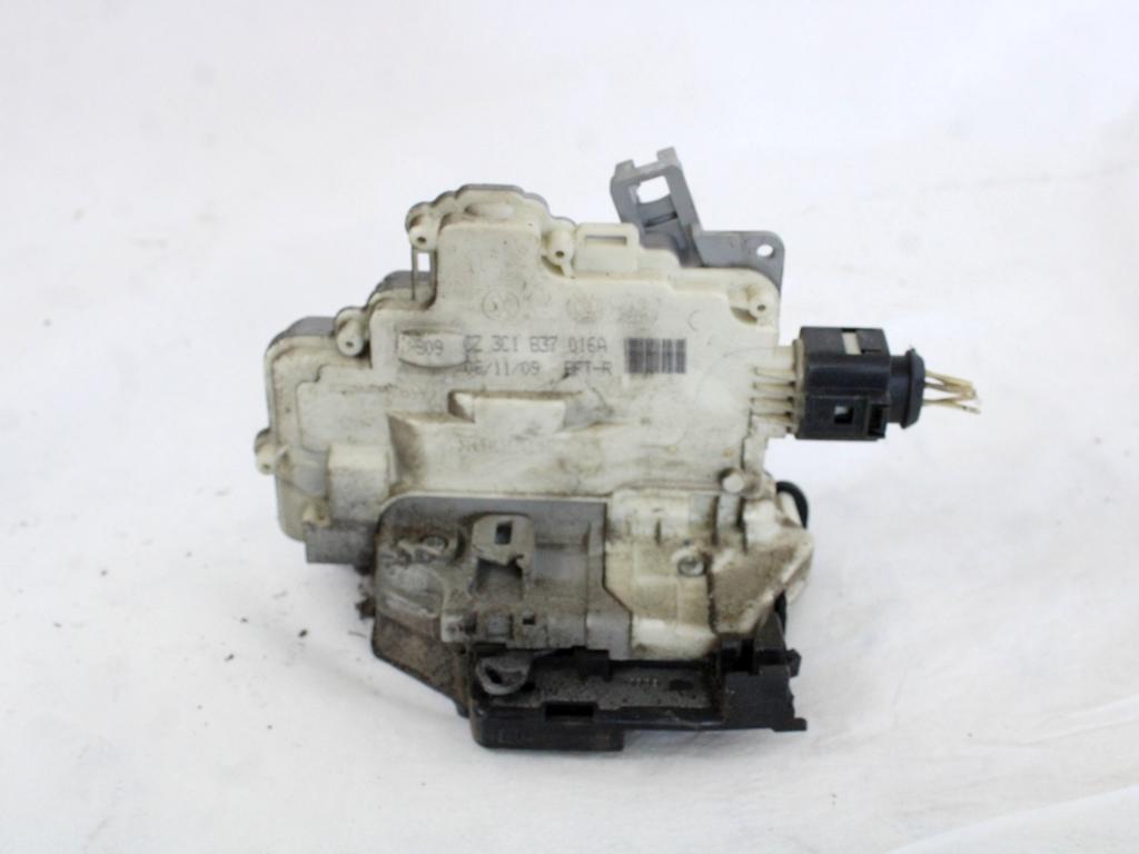 CENTRALNI ZAKLEP SPREDNJIH VRAT  OEM N. 3C1837016A ORIGINAL REZERVNI DEL VOLKSWAGEN PASSAT B6 3C2 3C5 BER/SW (2005 - 09/2010)  DIESEL LETNIK 2009