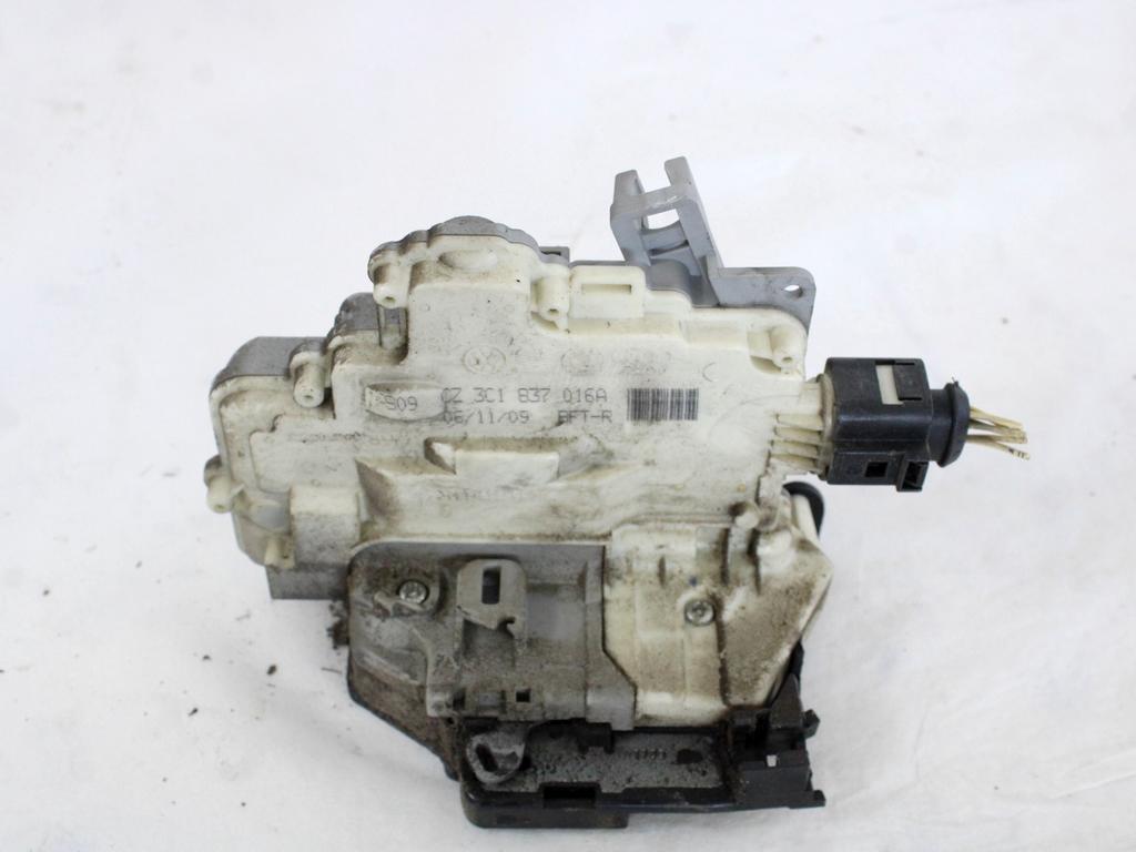 CENTRALNI ZAKLEP SPREDNJIH VRAT  OEM N. 3C1837016A ORIGINAL REZERVNI DEL VOLKSWAGEN PASSAT B6 3C2 3C5 BER/SW (2005 - 09/2010)  DIESEL LETNIK 2009