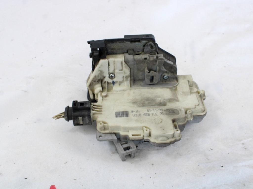 CENTRALNO ZAKLEPANJE ZADNJIH DESNIH VRAT OEM N. 3C4839016A ORIGINAL REZERVNI DEL VOLKSWAGEN PASSAT B6 3C2 3C5 BER/SW (2005 - 09/2010)  DIESEL LETNIK 2009