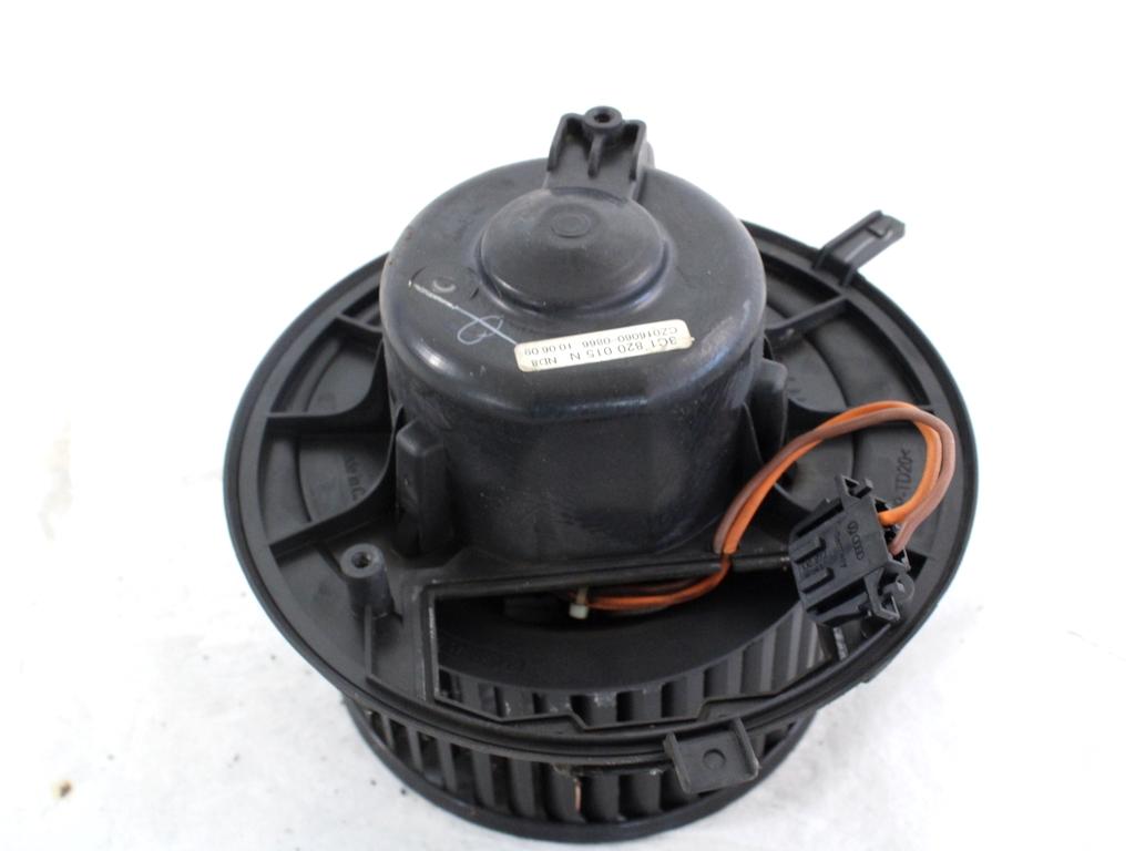 VENTILATOR  KABINE  OEM N. 3C1820015N ORIGINAL REZERVNI DEL VOLKSWAGEN PASSAT B6 3C2 3C5 BER/SW (2005 - 09/2010)  DIESEL LETNIK 2009