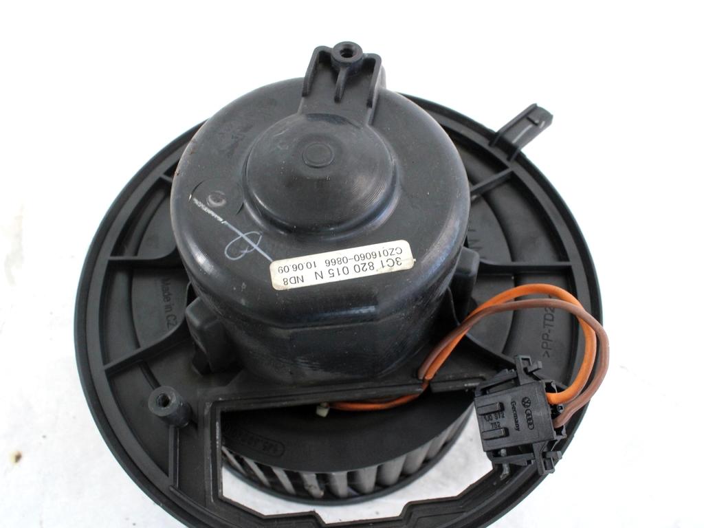 VENTILATOR  KABINE  OEM N. 3C1820015N ORIGINAL REZERVNI DEL VOLKSWAGEN PASSAT B6 3C2 3C5 BER/SW (2005 - 09/2010)  DIESEL LETNIK 2009