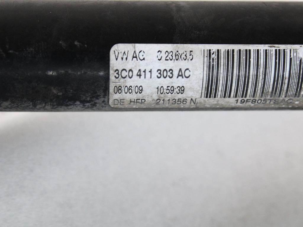 SPREDNJI STABILIZATOR OEM N. 3C0411303AC ORIGINAL REZERVNI DEL VOLKSWAGEN PASSAT B6 3C2 3C5 BER/SW (2005 - 09/2010)  DIESEL LETNIK 2009