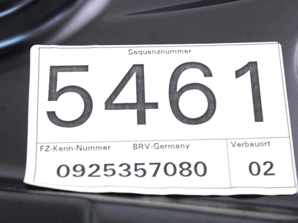 MEHANIZEM DVIGA SPREDNJIH STEKEL  OEM N. 18523 SISTEMA ALZACRISTALLO PORTA ANTERIORE ELETTR ORIGINAL REZERVNI DEL VOLKSWAGEN PASSAT B6 3C2 3C5 BER/SW (2005 - 09/2010)  DIESEL LETNIK 2009