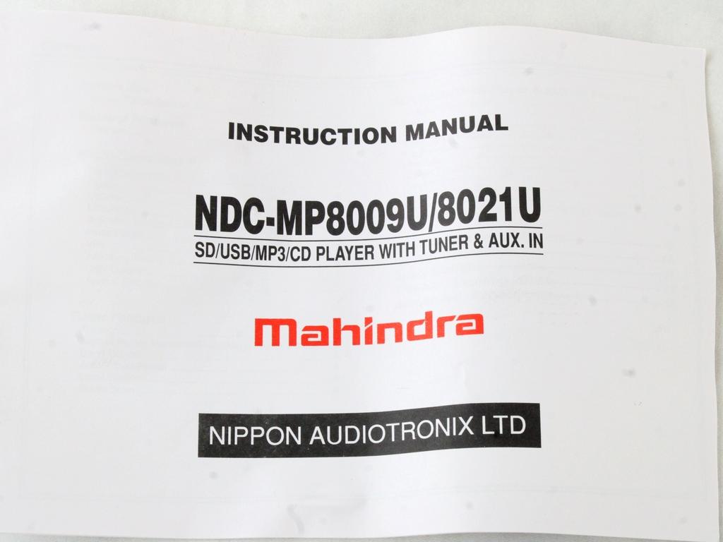 MULTIFUNKCIJSKI VOLAN OEM N. MP8009U ORIGINAL REZERVNI DEL MAHINDRA QUANTO (2012 - 2017)DIESEL LETNIK 2012