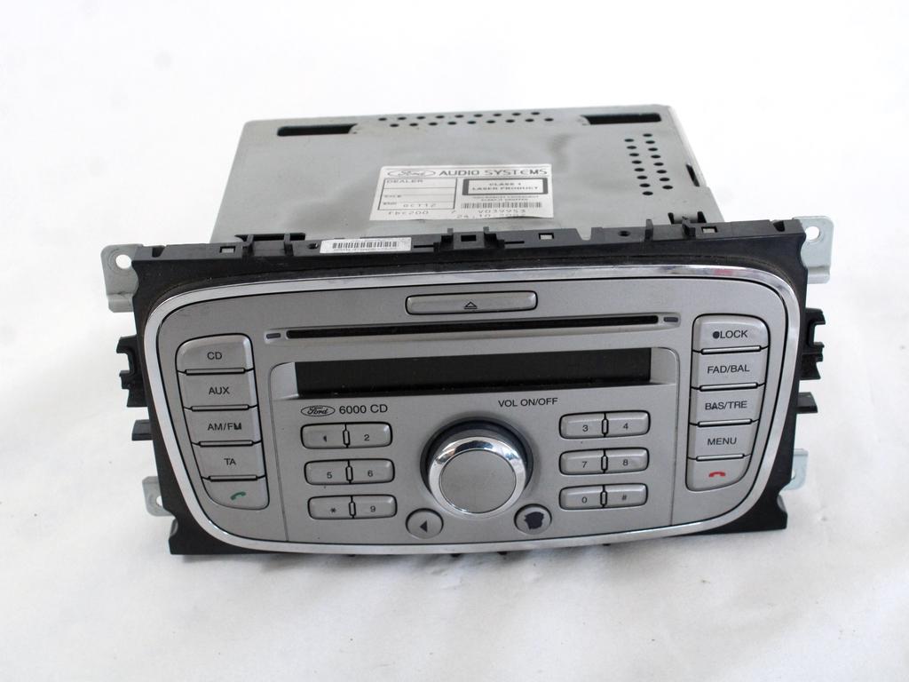 RADIO CD / OJACEVALNIK / IMETNIK HIFI OEM N. 7S7T-18C815-BA ORIGINAL REZERVNI DEL FORD GALAXY WA6 MK2 (2006 - 2015)DIESEL LETNIK 2007