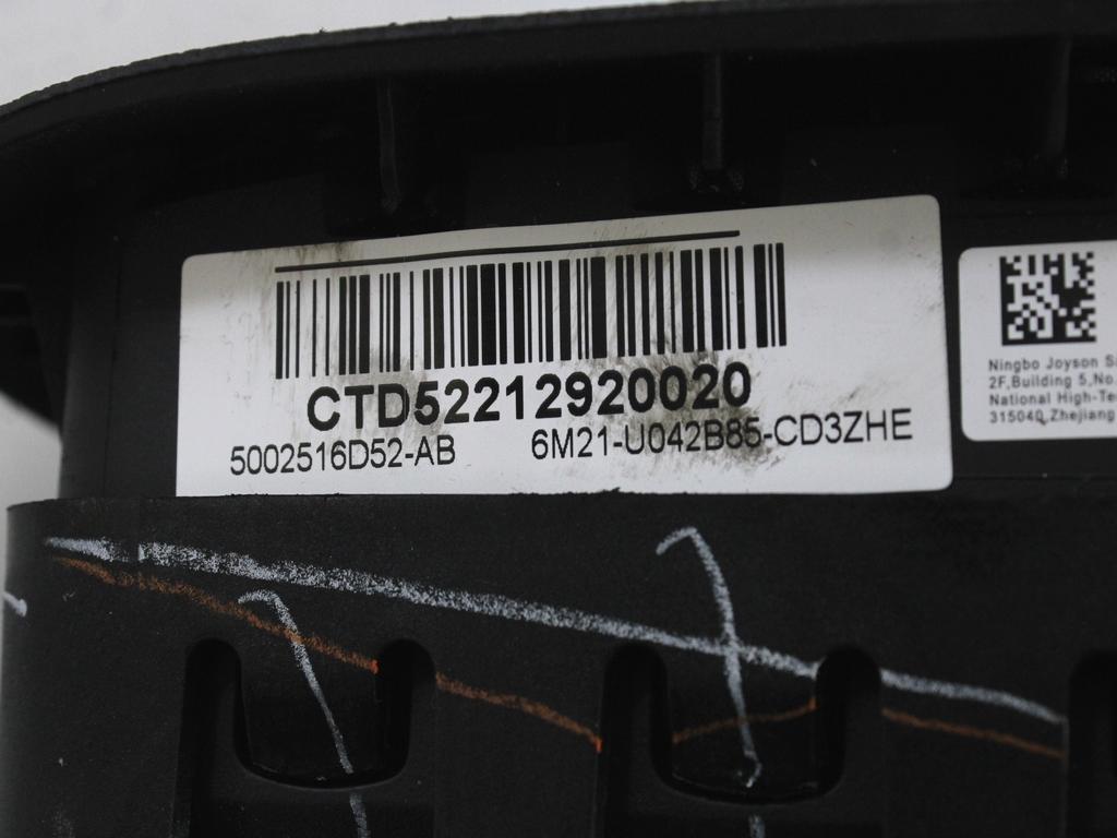 KIT AIRBAG KOMPLET OEM N. 19440 KIT AIRBAG COMPLETO ORIGINAL REZERVNI DEL FORD GALAXY WA6 MK2 (2006 - 2015)DIESEL LETNIK 2007