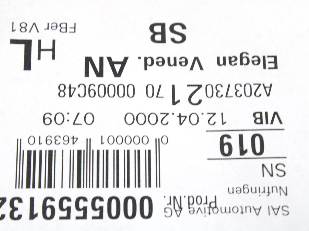 VRATNI PANEL OEM N. PNPSTMBCLASCW203BR4P ORIGINAL REZERVNI DEL MERCEDES CLASSE C W203 BER/SW (2000 - 2007) BENZINA LETNIK 2000