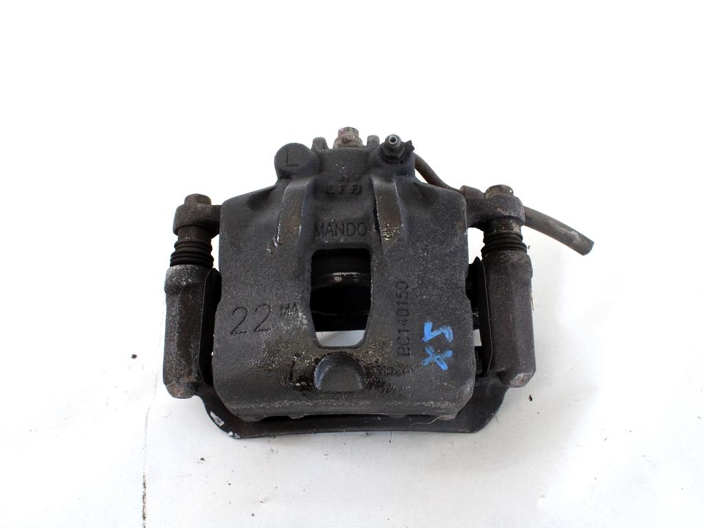 SPREDNJE LEVE ZAVORNE CELJUSTI  OEM N. 581101J600 ORIGINAL REZERVNI DEL HYUNDAI I20 PB PBT MK1 R (2012 - 2014) BENZINA LETNIK 2013