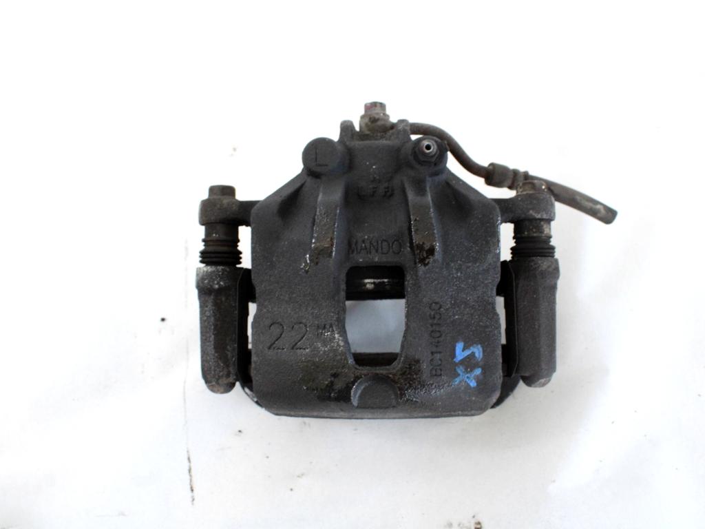 SPREDNJE LEVE ZAVORNE CELJUSTI  OEM N. 581101J600 ORIGINAL REZERVNI DEL HYUNDAI I20 PB PBT MK1 R (2012 - 2014) BENZINA LETNIK 2013