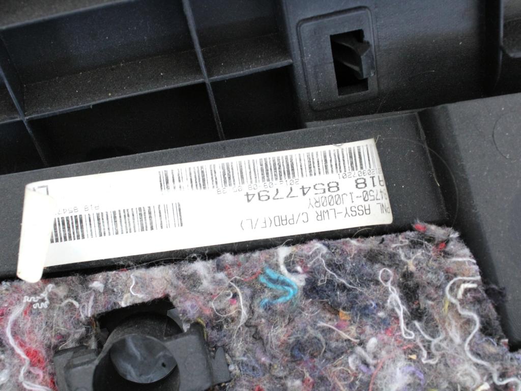 MONTA?NI DELI /  ARMATURNE PLOSCE SPODNJI OEM N. 84750-1J000RY ORIGINAL REZERVNI DEL HYUNDAI I20 PB PBT MK1 R (2012 - 2014) BENZINA LETNIK 2013