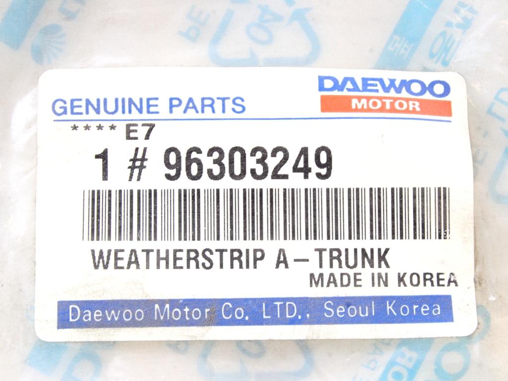 TESNILA VRAT IN STEKEL OEM N. 96303249 ORIGINAL REZERVNI DEL DAEWOO LANOS T100 (1997 - 2002)BENZINA LETNIK 2000