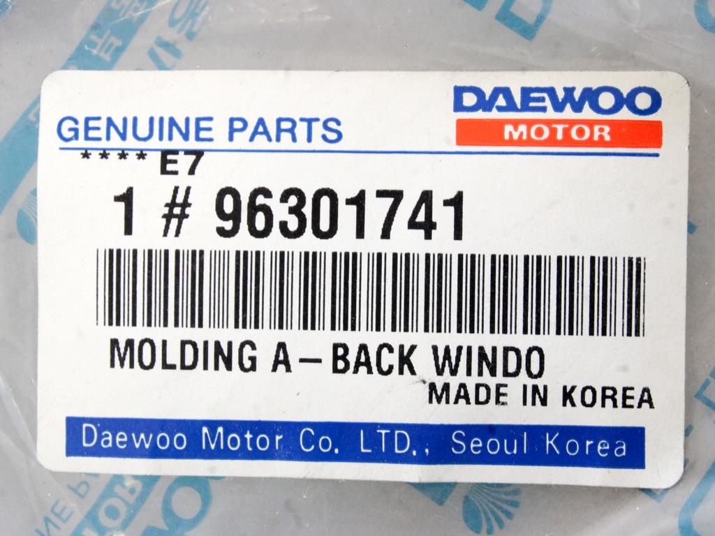 TESNILO ZA STEKLA OEM N. 96301741 ORIGINAL REZERVNI DEL DAEWOO NUBIRA J100 (1997 - 2003)BENZINA LETNIK 1998