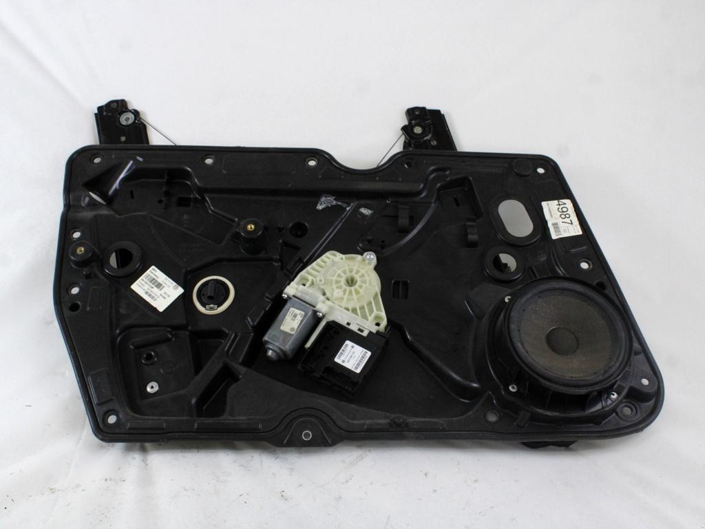 MEHANIZEM DVIGA SPREDNJIH STEKEL  OEM N. 29991 SISTEMA ALZACRISTALLO PORTA ANTERIORE ELETTR ORIGINAL REZERVNI DEL VOLKSWAGEN GOLF VI 5K1 517 AJ5 MK6 (2008-2012) BENZINA LETNIK 2009